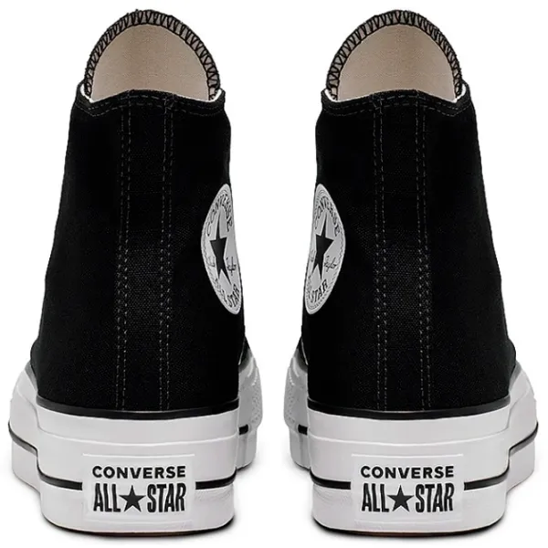 Кеды для женщин Converse Chuck Taylor All Star Canvas Platform High Top Демисезон/ Black photo 5