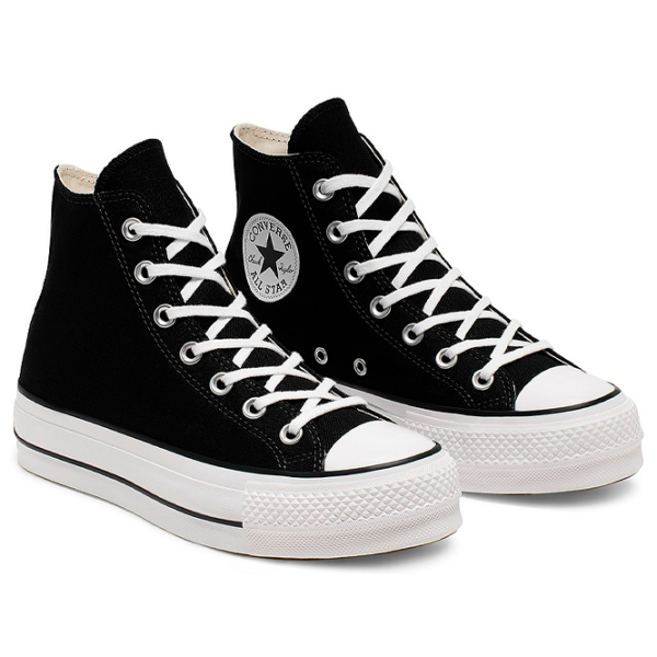 Кеды для женщин Converse Chuck Taylor All Star Canvas Platform High Top Демисезон/ Black photo 1