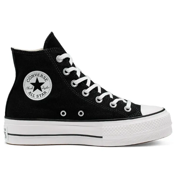 Кеды для женщин Converse Chuck Taylor All Star Canvas Platform High Top Демисезон/ Black photo 2