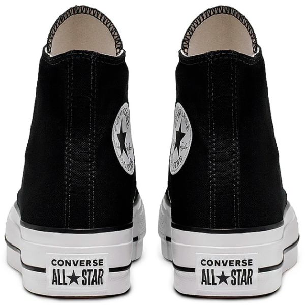 Кеды для женщин Converse Chuck Taylor All Star Canvas Platform High Top Демисезон/ Black photo 5