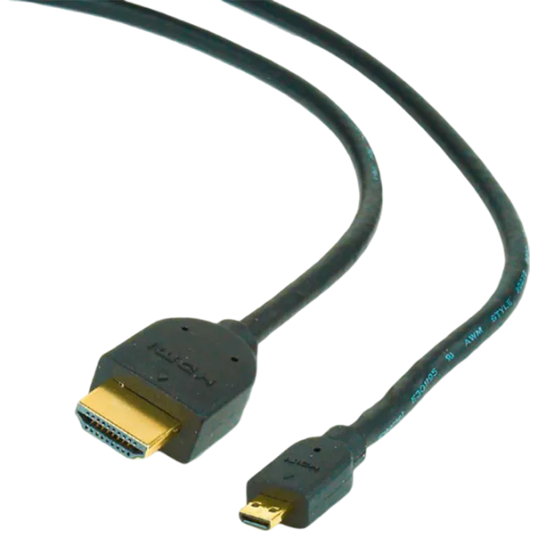 Cablu video Cablexpert HDMI + Micro HDMI 3 m/ Black photo 2