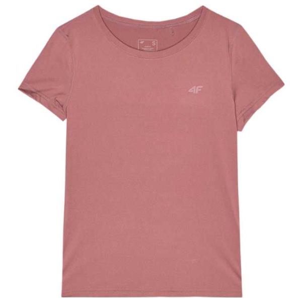 Tricou pentru femei 4F 4FWSS24TFTSF604 90% poliester, 10% elastan/ Pink photo 1