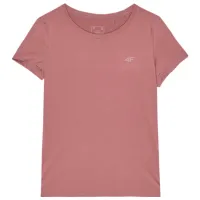 Tricou pentru femei 4F 4FWSS24TFTSF604 90% poliester, 10% elastan/ Pink