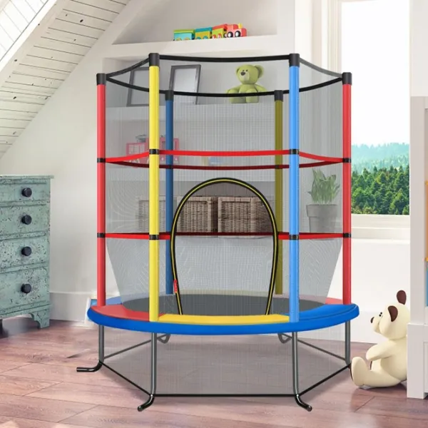 Trambulină Costway TW10052CL 5617284 Multicolor/ Diametru - 165 cm photo 3