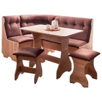 Кухонный уголок Ambianta Cleo 2 Eco Левый / Дуб cонома