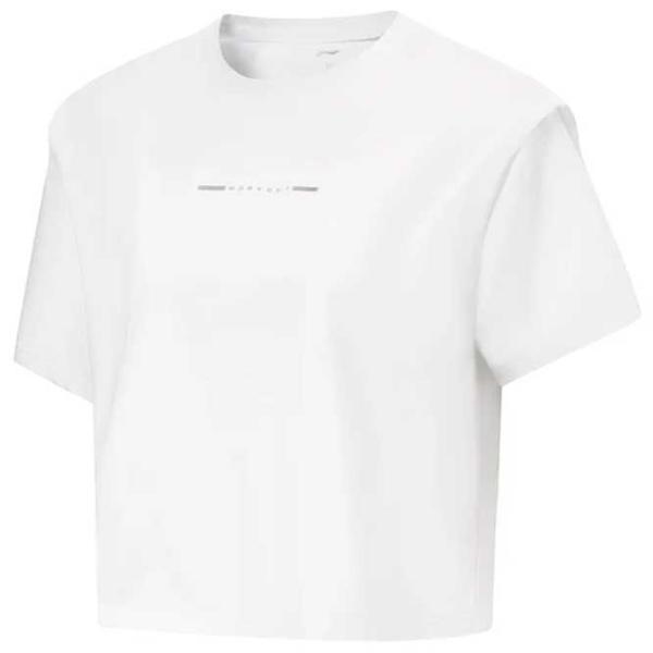 Tricou pentru femei Li-Ning ATST218-1B 100% poliester/ White photo 1