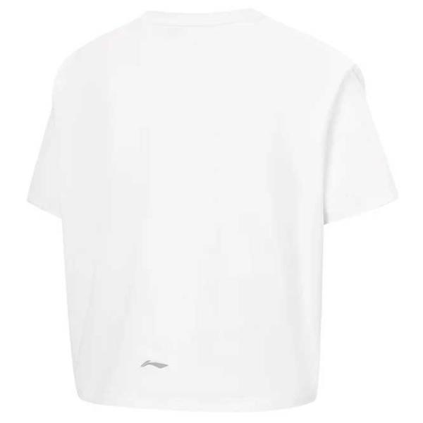 Tricou pentru femei Li-Ning ATST218-1B 100% poliester/ White photo 2