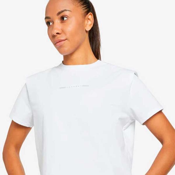 Tricou pentru femei Li-Ning ATST218-1B 100% poliester/ White photo 3