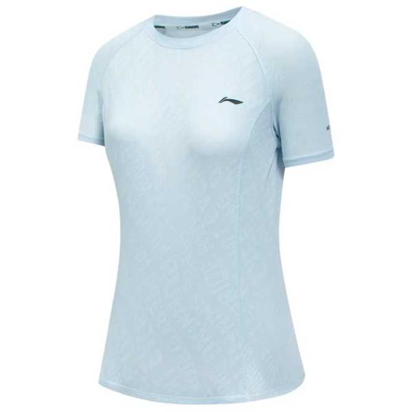 Tricou pentru femei Li-Ning ATST068-9B 100% poliester/ Light Blue photo 1 Tricou pentru femei Li-Ning ATST068-9B 100% poliester/ Light Blue photo 1