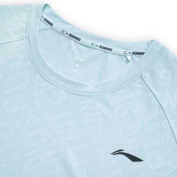 Tricou pentru femei Li-Ning ATST068-9B 100% poliester/ Light Blue photo 4 Tricou pentru femei Li-Ning ATST068-9B 100% poliester/ Light Blue photo 4