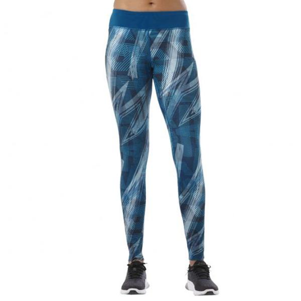 Colanți sport pentru femei Asics Graphic Tight M/ Blue photo 1 Colanți sport pentru femei Asics Graphic Tight M/ Blue photo 1