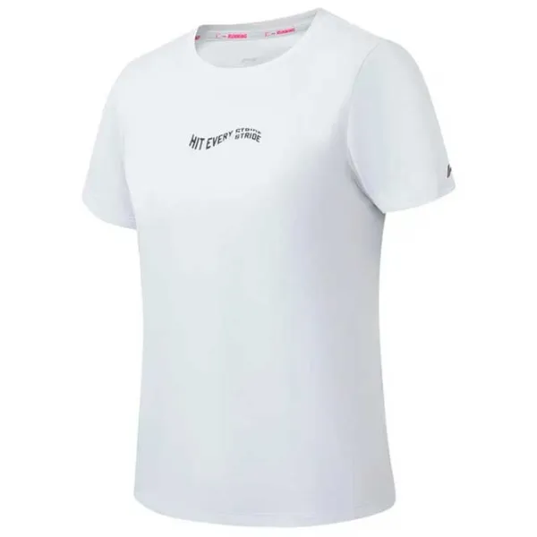 Tricou pentru femei Li-Ning ATST066-4B 100% poliester/ White photo 1 Tricou pentru femei Li-Ning ATST066-4B 100% poliester/ White photo 1