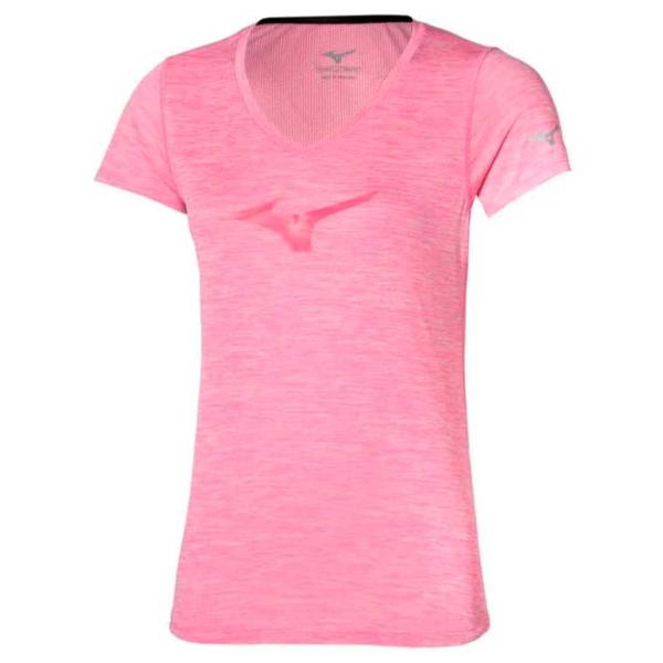 Tricou pentru femei Mizuno Core RB Tee 100% poliester/ Pink photo 1