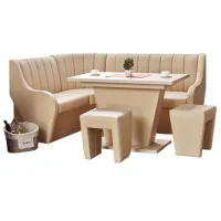 Кухонный уголок Ambianta Cremona Левый/ Кремовый