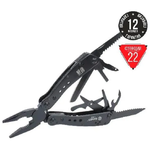 Multitool Ganzo G201-B de buzunar/ Sandvik 12C27 photo 3