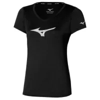 Tricou pentru femei Mizuno Core RB Tee 100% poliester/ Black