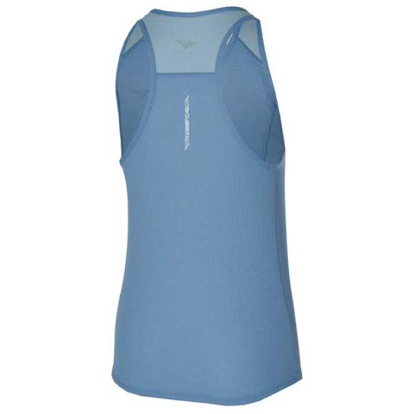Футболка для женщин Mizuno Dryaeroflow Tank 100% полиэстер/ Светло-синий photo 2