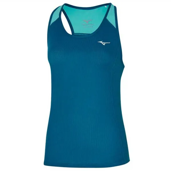 Футболка для женщин Mizuno Dryaeroflow Tank 100% полиэстер/ Blue photo 1