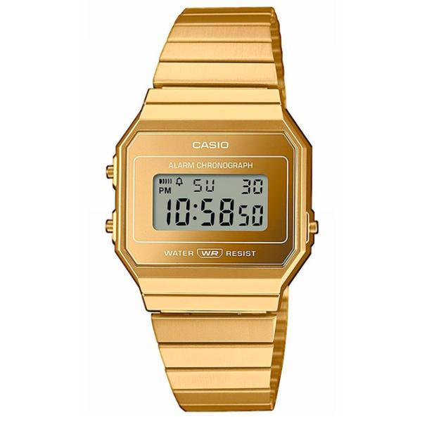 Ceas de mână Unisex Casio A700WEVG-9AEF Cuarț/ 38 x 36 mm photo 1