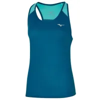 Tricou pentru femei Mizuno Dryaeroflow Tank 100% poliester/ Blue
