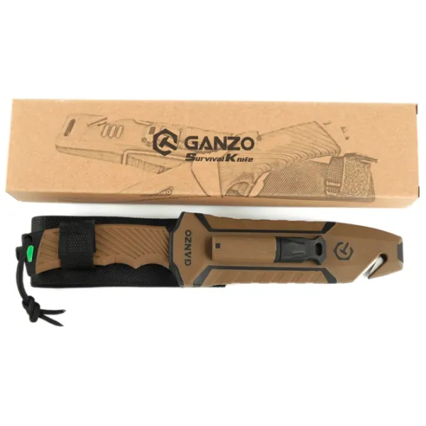 Cuțit Ganzo G8012V2-DY de vânătoare/ Sandvik 12C27 photo 7 Cuțit Ganzo G8012V2-DY de vânătoare/ Sandvik 12C27 photo 7
