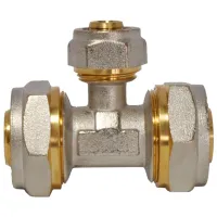 Тройник CTM 96157 Латунь