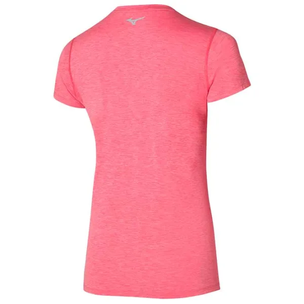 Tricou pentru femei Mizuno Impulse Core Tee 100% poliester/ Pink photo 2
