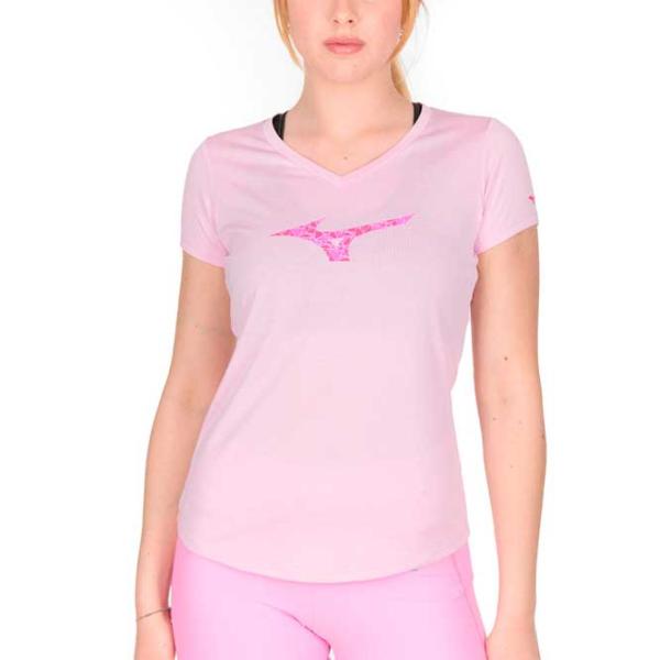 Футболка для женщин Mizuno Impulse Core RB 100% полиэстер/ Pink photo 3