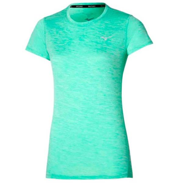 Футболка для женщин Mizuno Impulse Core Tee 100% полиэстер/ Светло-синий photo 1