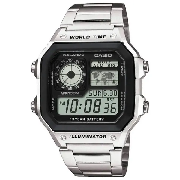 Ceas de mână pentru bărbați Casio AE-1200WH-1AVEF Cuarț/ 45 x 42 mm photo 1