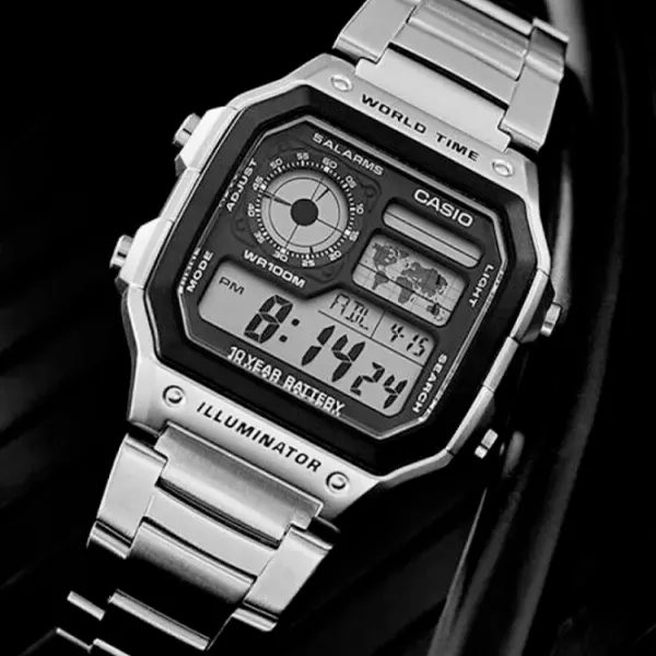 Ceas de mână pentru bărbați Casio AE-1200WH-1AVEF Cuarț/ 45 x 42 mm photo 3