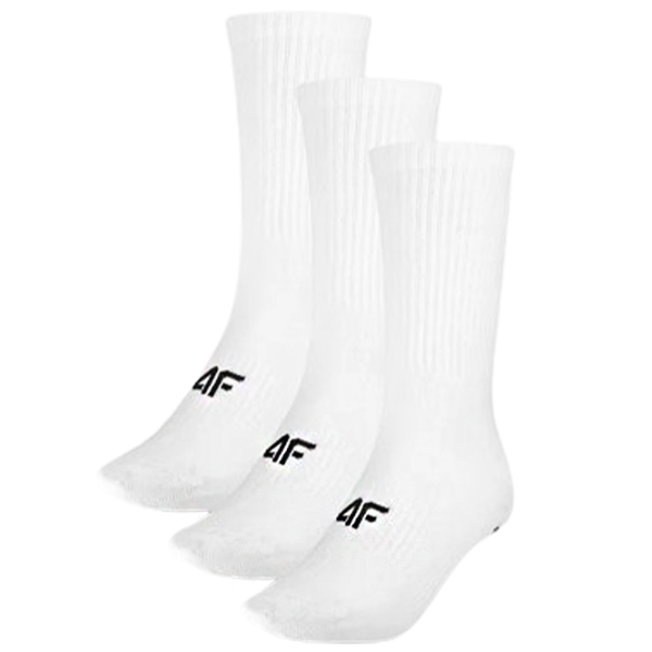 Ciorapi pentru femei 4F 4FWMM00USOCF279 35-38/ White photo 1