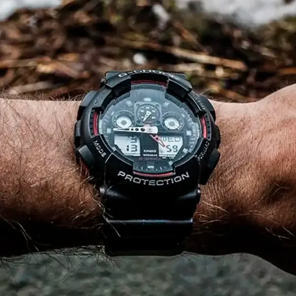 Наручные часы для мужчин Casio GA-100-1A4ER Кварцевый/ 51 мм photo 4