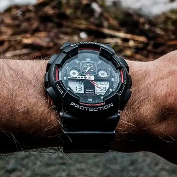 Наручные часы для мужчин Casio GA-100-1A4ER Кварцевый/ 51 мм photo 4