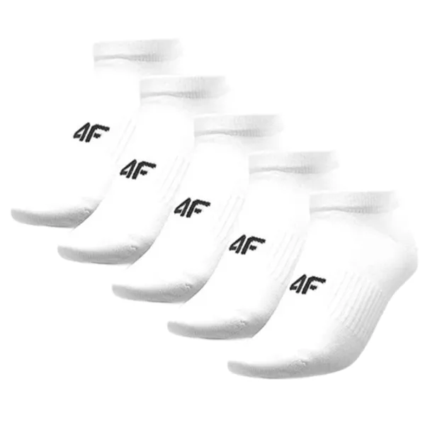 Ciorapi pentru femei 4F 4FWMM00USOCF281 35-38/ White photo 1