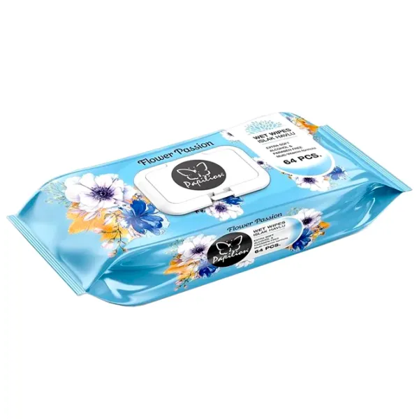 Șervețele umede Papilion Wet Wipes Cantitatea în set - 64 photo 1