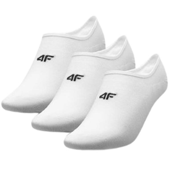 Ciorapi pentru femei 4F 4FWMM00UFSOF274 35-38/ White photo 1