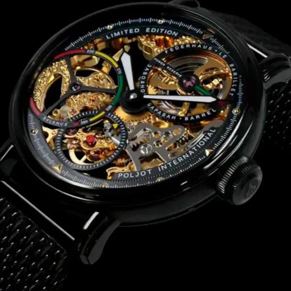Ceas de mână pentru bărbați Poljot International 9910.1942213M Mecanic/ 43 mm photo 5 Ceas de mână pentru bărbați Poljot International 9910.1942213M Mecanic/ 43 mm photo 5