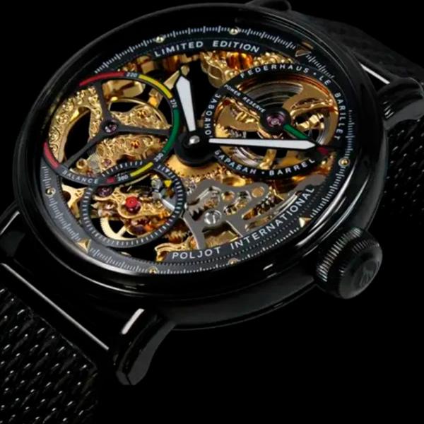 Ceas de mână pentru bărbați Poljot International 9910.1942213M Mecanic/ 43 mm photo 5 Ceas de mână pentru bărbați Poljot International 9910.1942213M Mecanic/ 43 mm photo 5
