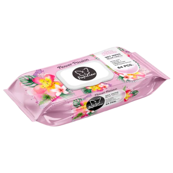 Șervețele umede Papilion Wet Wipes Cantitatea în set - 64 photo 1