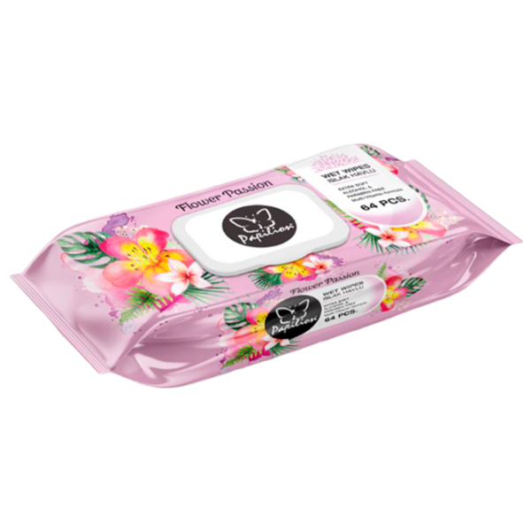 Șervețele umede Papilion Wet Wipes Cantitatea în set - 64 photo 1