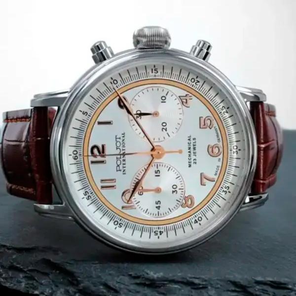 Ceas de mână pentru bărbați Poljot International 2901.1940921 Mecanic/ 43 mm photo 3 Ceas de mână pentru bărbați Poljot International 2901.1940921 Mecanic/ 43 mm photo 3
