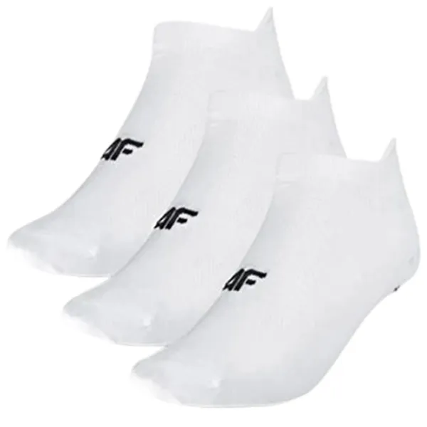Ciorapi pentru bărbați 4F 4FWMM00UFSOF137 43-46/ White photo 1 Ciorapi pentru bărbați 4F 4FWMM00UFSOF137 43-46/ White photo 1
