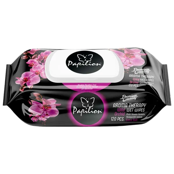 Șervețele umede Papilion Wet Wipes Cantitatea în set - 120 photo 1 Șervețele umede Papilion Wet Wipes Cantitatea în set - 120 photo 1