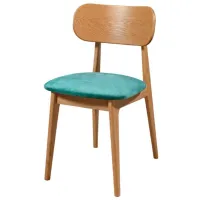 Кухонный стул Mobicasa POLO 34 Ткань/ Brown Бирюзовый