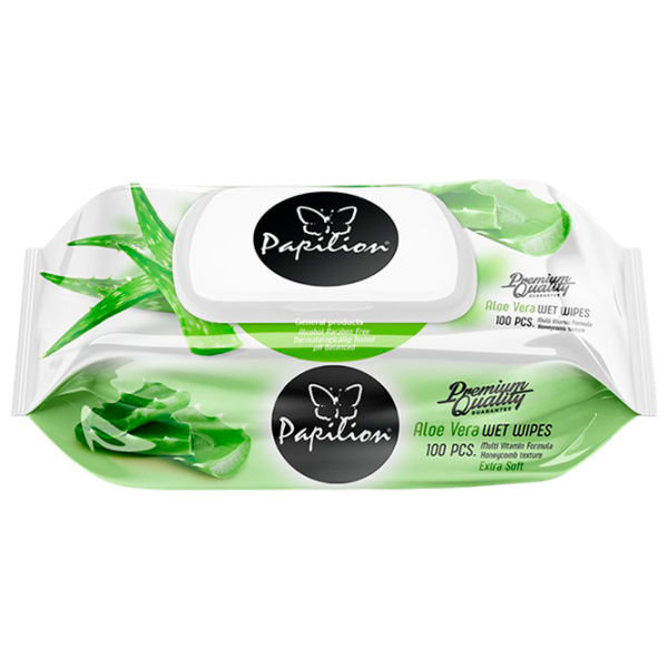 Șervețele umede Papilion Wet Wipes Cantitatea în set - 100 photo 1 Șervețele umede Papilion Wet Wipes Cantitatea în set - 100 photo 1