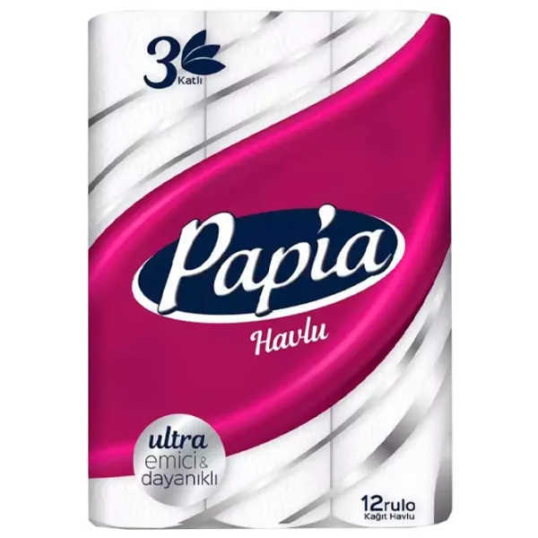 Бумажное полотенце Papia 8690536011001 Количество слоев - 3 photo 1