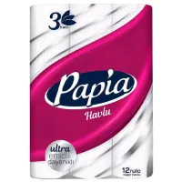 Prosoape de hârtie Papia 8690536011001 Numărul de straturi - 3