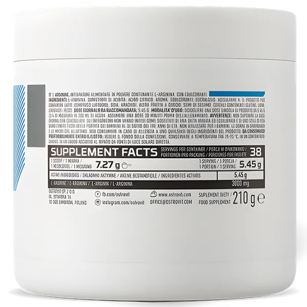Аминокислоты Osrovit Arginine (5902232610291) 210 г photo 3 Аминокислоты Osrovit Arginine (5902232610291) 210 г photo 3