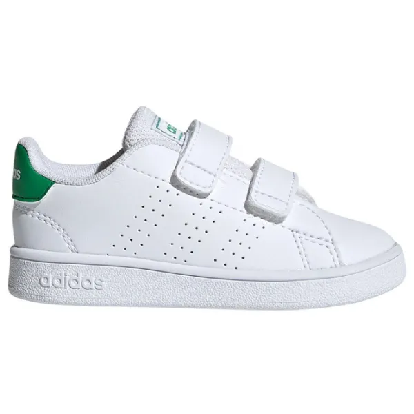 Кеды для мальчиков Adidas Advantage Court Lifestyle Hook-And-Loop Демисезон/ White photo 5